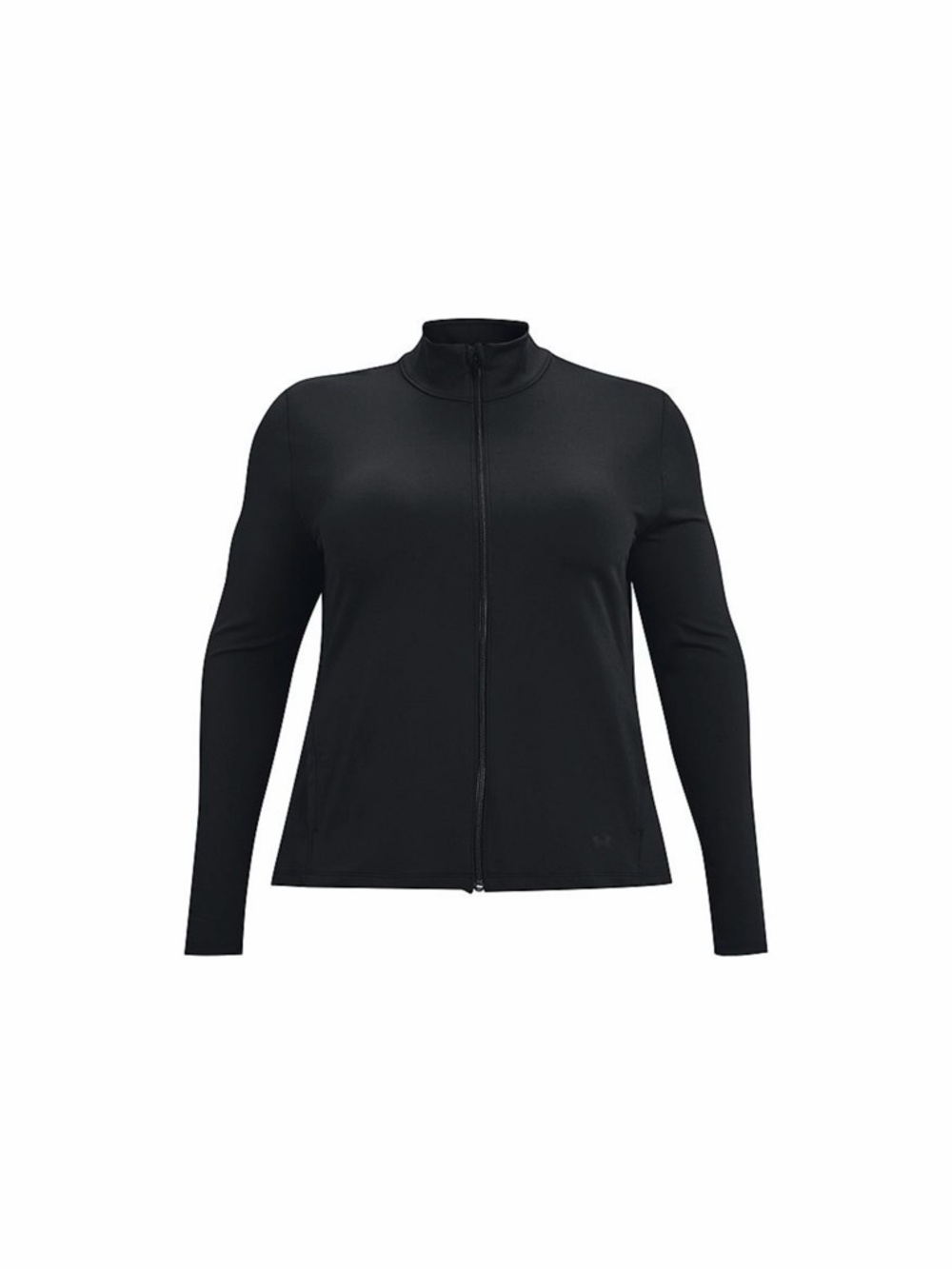 Under Armour Black Full-Zip Women's Top with High Collar